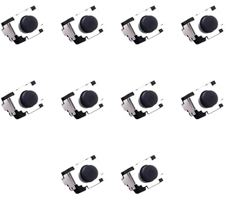 10X L R Pulsante Micro Interruttori Sinistro Destro Tattile Paraurti Pulsante Premere Microinterruttori Compatibile con Switch 2DS 3DS XL Joystick Controller Ricambio