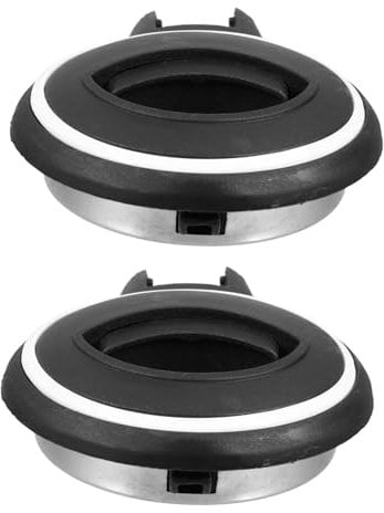 Healifty 2pcs Replacement Lid for Electric Kettles and Stainless Steel Cover Easy to Install Accessory for Hot Water Kettle Maintenance