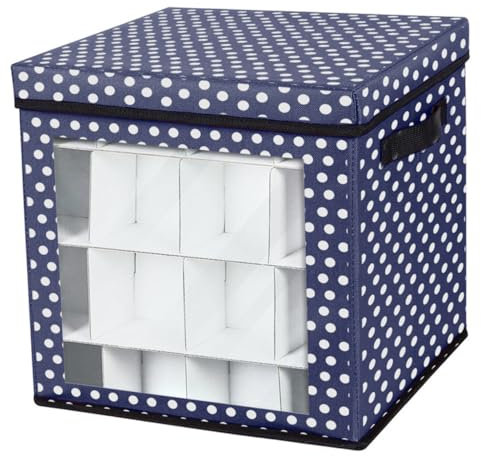 PRETYZOOM Weihnachtskugelbox Mit Fächern Für Aufbewahrungsboxen Weihnachtskugeln Ordnungsbox Robustes Material Tragbar Leicht