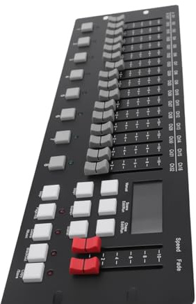 Controller DMX, console Dmx512, pannello controller utilizza 256 canali DMX controllo luce per modificare il programma di illuminazione fase per DJ, palcoscenico, discoteche, discoteche, locali