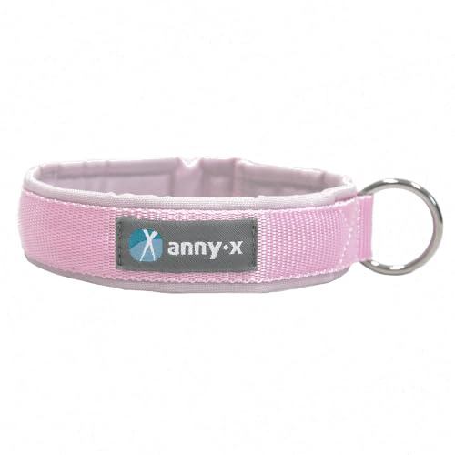 Anny·X Steckhalsband Fun Zuckerwatte | Gepolstertes Hundehalsband | Größe 6 (47-53 cm)