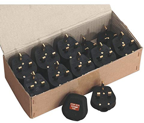 Sealey PL13/320 Resilient Plug 13Amp Heavy-Duty Pack of 20