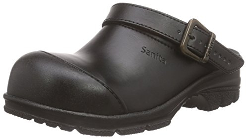Sanita Workwear Unisex San-Duty Open-SB Clogs, Schwarz (Black 2), 44 EU