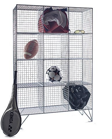 AMP Wire 12 Compartment Locker Without Doors 305mm Deep