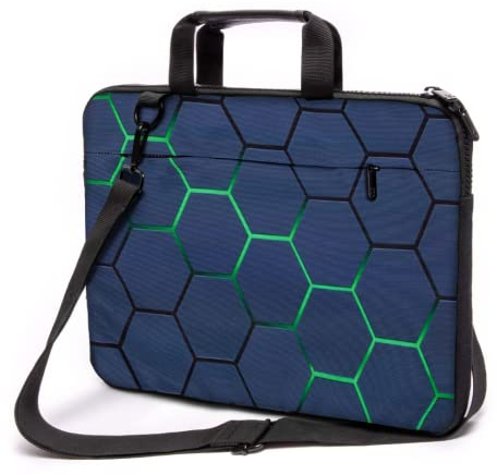 Funky Planet 17-17,3 Zoll Canvas Strong Laptop Notebook Tasche Griff, Riemen Reißverschlussfach Schutzhülle Bags/Cases