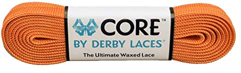 Derby Laces CORE Narrow 6mm Waxed Lace for Figure Skates, Roller Skates, Boots, and Regular Shoes