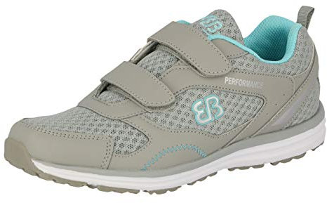 Brütting Damen Performance V Fitnessschuhe, Grau Türkis, 39 EU