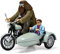 Corgi Diecast Model Cars - CC99727 Harry Potter Hagrid Motorcycle and Sidecar - Men, Women & Kids Souvenir Gifts from UK - Small Die Cast Toy Car Models for Boys, Gift for Motor Enthusiasts