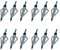 TY Archery 12 Stück Pfeilspitzen mit 100 Körnern Jagdspitzen für Carbonpfeile, Armbrüste, Aluminiumpfeile und Glasfaserpfeile im Bogenschießen
