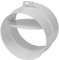 Vent Systems 100 mm / 4 Inch Backdraft Damper Stopper - Male Fit Dryer Vent Backflow with Shutter - ABS Plastic - One-Way Airflow Ducting Insert - Inline Fan Vent Deflector