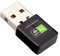 Clé WiFi USB Antenne Adaptateur - Mini Clé WiFi Puissante Récepteur AC 600Mbps Dual Band 2.4G 5GHz, Clé WiFi pour PC de bureau, ordinateur portable, Realtek supporte Windows sans Driver (Driver Free)