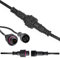 10M Waterproof Extension Cable for G40 Clear Outdoor Garden Globe String Lights, IP65 Water Resistance UK Plug Extension Lead for G40 Bulb String Light (Check The Connector Before Order) - Black