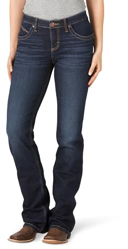 WranglerwomensCool Vantage Q-Baby Mid Rise Boot Cut Ultimate Riding Jean