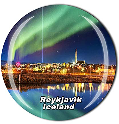 Reykjavik Island Kühlschrankmagnet Kristall Touristen Souvenir Geschenkkollektion Kühlschrank Magnet Aufkleber