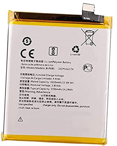 Backupower Ersatz 3.85V 3610mAh BLP685 Akku Kompatibel mit OnePlus 6T A6010 A6013 One plus7 1+7 1ICP5/62/74