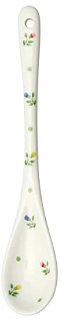 GreenGate Löffel Zuckerlöffel Teelöffel Spoon Gaya white Porzellan 15,5 cm