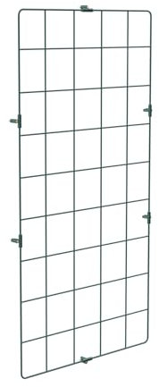 Flexigro® Plant Support Flat Panel – Garden Trellis System for Climbing Plants – 1m x 0.5m Green Plastic-Coated Steel Mesh – Ideal for Roses, Vegetables & Wall Mounting – 4 x Flat Panels