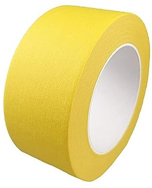 ZKGYUS 1 Pezzi Nastro Adesivo Fluorescente, 20 mm x 20 m Nastro Tape in Tessuto Rivestito in PE, Alto Spessore, per Interni ed Esterni, Prodotto Premium Altamente Adesivo (Giallo Fluo)