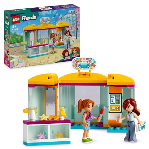 LEGO Friends Il Piccolo Negozio di Accessori Giocattolo, Piccolo Set di Giochi per Bambine e Bambini da 6 Anni in su con Mini Bamboline di Paisley e Candi, Idea Regalo Creativa per il Compleanno 42608