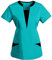 OUMSHBI mit Karikatur Motiv kasacks Damen Pflege Set Tshirt Kleid Damen Altenpflege Kleidung Kasack schwarz Damen Laborkittel Baumwolle Berufskleidung Damen Kasack weiß reißverschluss