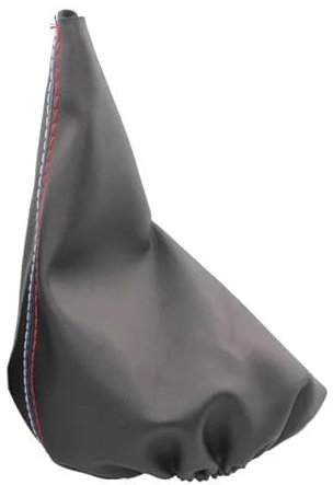 Cakievro Auto Schaltmanschetten Manuelle Handbremsmanschette Kofferraum Abdeckung für b-m-w 3er Serie E36 E46 E30 E34 M3 Z3 Schwarz Leder M Zubehör (Handbremse)