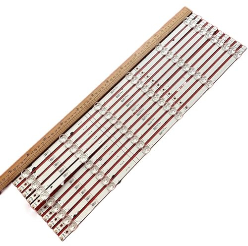LOTOAK Bande de rétro-éclairage LED, 5KIT-50 pièces, Compatible for Hisense TV 65 LB6507M V0 65H6570F 65H6510G H65B7100 H65B7300 HD650V1U72-T0L1 HE659XH (Color : 1KIT-10PCS)