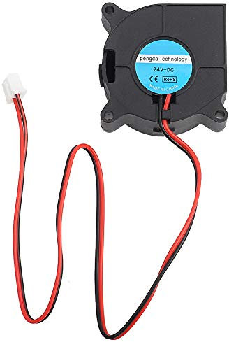Super Ventilation Cooling Fan, Super Wind Pressure 4020 Turbo Fan Blower with PBT Anti-Plastic Material, for 3D Printer Cooling (24V)