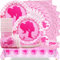 Principessa di Huaxintoys Party Stoviglie - Kit Compleanno per Feste con 16 Piatti e 16 Bicchieri, 20 Tovaglioli in Carta e 1 Tovaglia