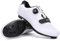 Treer Respirables Zapatillas Ciclismo Carretera Zapatillas de Ciclismo, Zapatos Bicicleta Montaña Hombre Unisex Zapatillas Montaña Calzado Bicicleta con Cleats 43 EU Blanco Negro