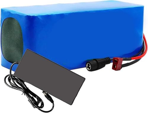 36V 60V 8AH 10AH 12AH 15AH 18AH 20AH 25AH Batterie de vélo électrique, Batterie Li-ION de Remplacement Batterie de vélo électrique pour Moteur 200W~ 1000 W avec BMS 36V8AH,T