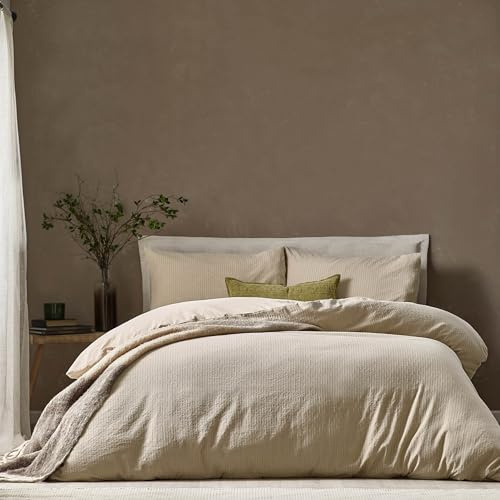 Yard Malton Stripe 100% Cotton Duvet Set - Linen - King