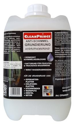 CleanPrince Anti Schimmel Grundierung ohne Lösemittel 5 Liter