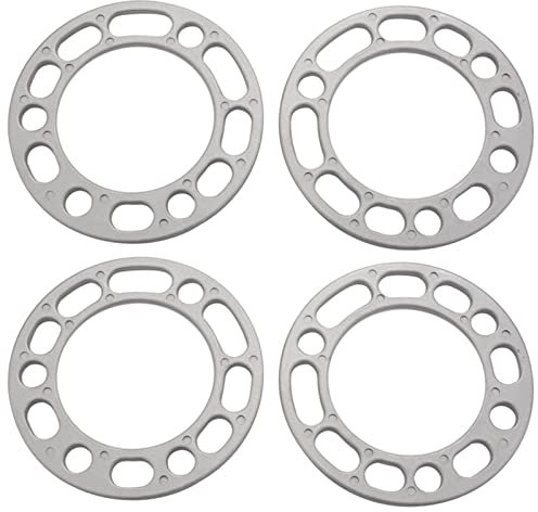 ZSGHJA 4 Stück Für Pajero SUV Spurverbreiterungen 6 Mm Aluminiumlegierung Einstellscheiben Spurverbreiterung Spurplatten