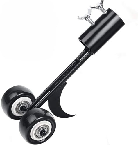 MiaoMa Hook Weed Remover Tool, Patio Weeding Tool with Wheels Weed Puller, Weeding Tools for Garden, Weed Removing Tool without Kneeling for Cleaning between Slabs, Block, Paving, Patios Lawns