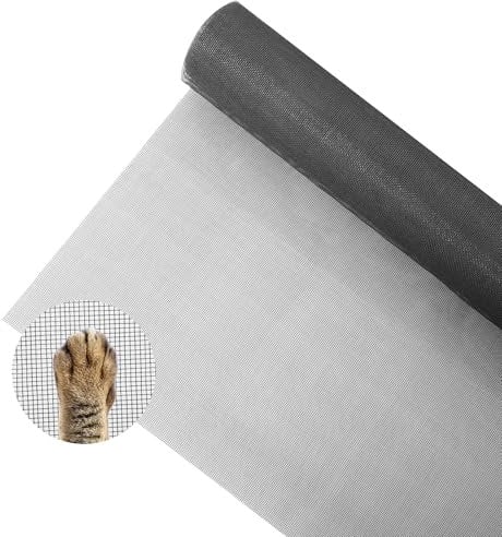 Tela Mosquitera Por Metros 120 x 250 cm,Mosquitera Ventana Fibra de Vidrio,Mosquitera Se puede cortar a voluntad,A prueba de insectos, rayos UV, adecuado para ventanas, salones y puertas (Gris)