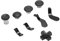 Sxhlseller Remplacement des Pouces Métalliques pour Elite Controller Series 2 4 Joysticks Magnétiques 4 Pagaies 1 D-Pad avec Composants Interchangeables pour Elite Series 2 Core Model 1797 (Black)