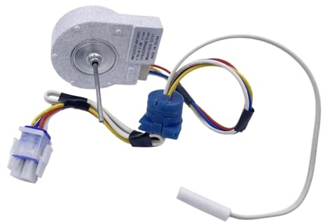 197D4968G009 Refrigerator Ventilation Fan Motor, Compatible for Panasonic, WR60X10307 WR60X10074 FDQT26GE6 FDQT26GE8 Refrigerator Cooling Fan Motor, Refrigerator Fan Motor Accessories