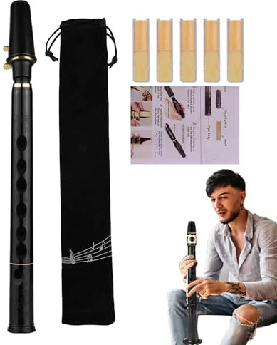 SAX Pocket, Reise, tragbares Saxophon, C-Löcher, Musikinstrumente für Band und Orchester für Spieler, Trainingsgerät