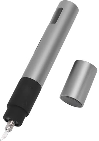 Cuifati Taglierina Ad Ultrasuoni Portatile, Coltello Ad Ultrasuoni Wireless a 50 Lame con modalità Regolabili a 3 Livelli, Strumento da Taglio Artigianale con Vibrazioni a 40 KHz per (Spina europea)