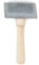 Ancol Heritage Wood Handle Soft Slicker Dog Brush Puppy Pet Grooming Tool Beige Wired Bristles Removes Dead Hair Tangles Promotes Glossy Coat Wooden Handle Small