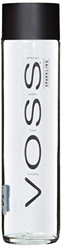 Voss Artesian Lot de 24 bouteilles d'eau pétillante 375 ml