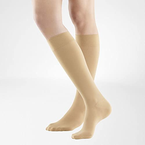 Bauerfeind VenoTrain soft AD CCL2 Kompressionsstrümpfe S normal caramel short