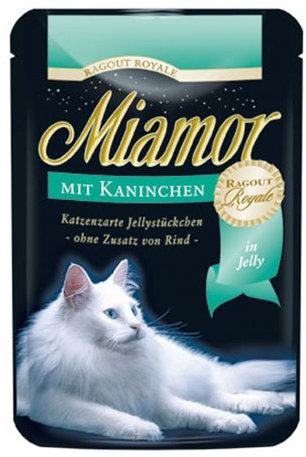 22er Pack Miamor Ragout Royale in Jelly Kaninchen 100g