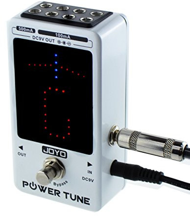 Joyo JF-18 Potenza Tune Chitarra Cromatica Accordatore FX Alimentazione Elettrica In uno 8 Uscita