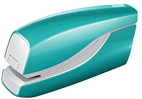 Petrus Grapadora petrus electrica e-310 wow turquesa metalizado capacidad 12 hojas usa grapa nº 10