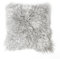 Reissner Lammfelle Tibet Lammfell Kissenbezug langflorig 40x40cm JAY105 Farbe Silber grau (Tops)