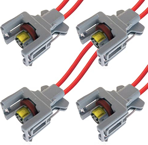 Connecteur d'injecteur le diesel - DELPHI DJ70229A-3.5-21 with cable (4 x FEMALE) 240PC024S8014 avec cable voiture fcc injection