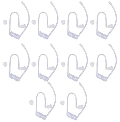 Tube de remplacement pour tube audio à bobine acoustique discret compatible avec les écouteurs de radios bidirectionnelles et pour pour les écouteurs pour talkie-walkie de
