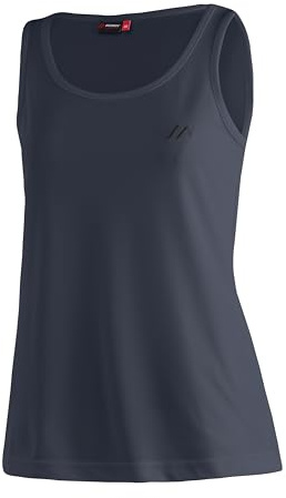 Maier Sports Petra, Ärmelloses Damen T-Shirt, Outdoorshirt | Mit Rundhals für Wandern und Freizeit, Dryprotec Technologie für schnelles Trocknen, Perfekt für den Sommer