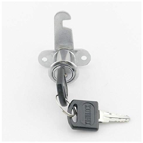 Serrure de meuble/serrure de porte d'armoire/serrure de porte d'armoire/serrure à came/serrure d'armoire/serrure de crochet de porte coulissante / 10 pièces-16 * 20 mm